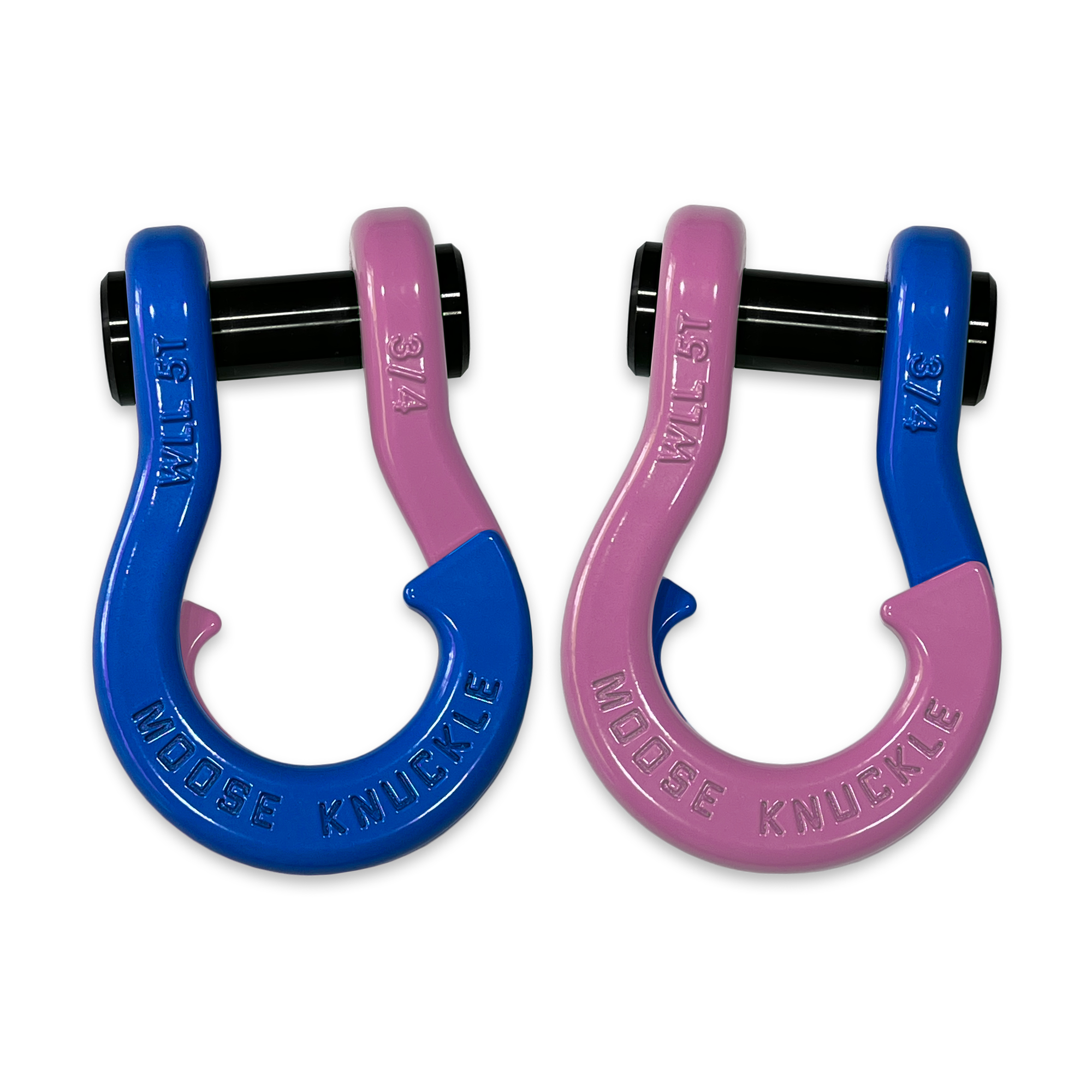 Jowl Shackle Blue Balls and Pretty Pink Combo