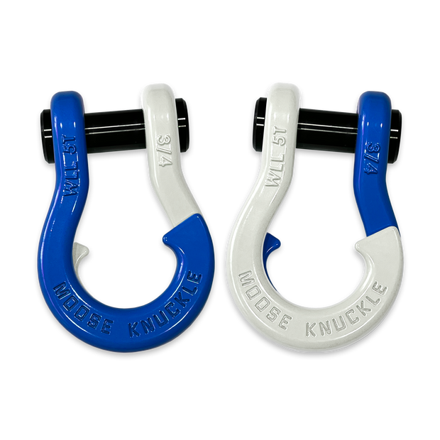 Jowl Shackle Blue Balls and Pure White Combo