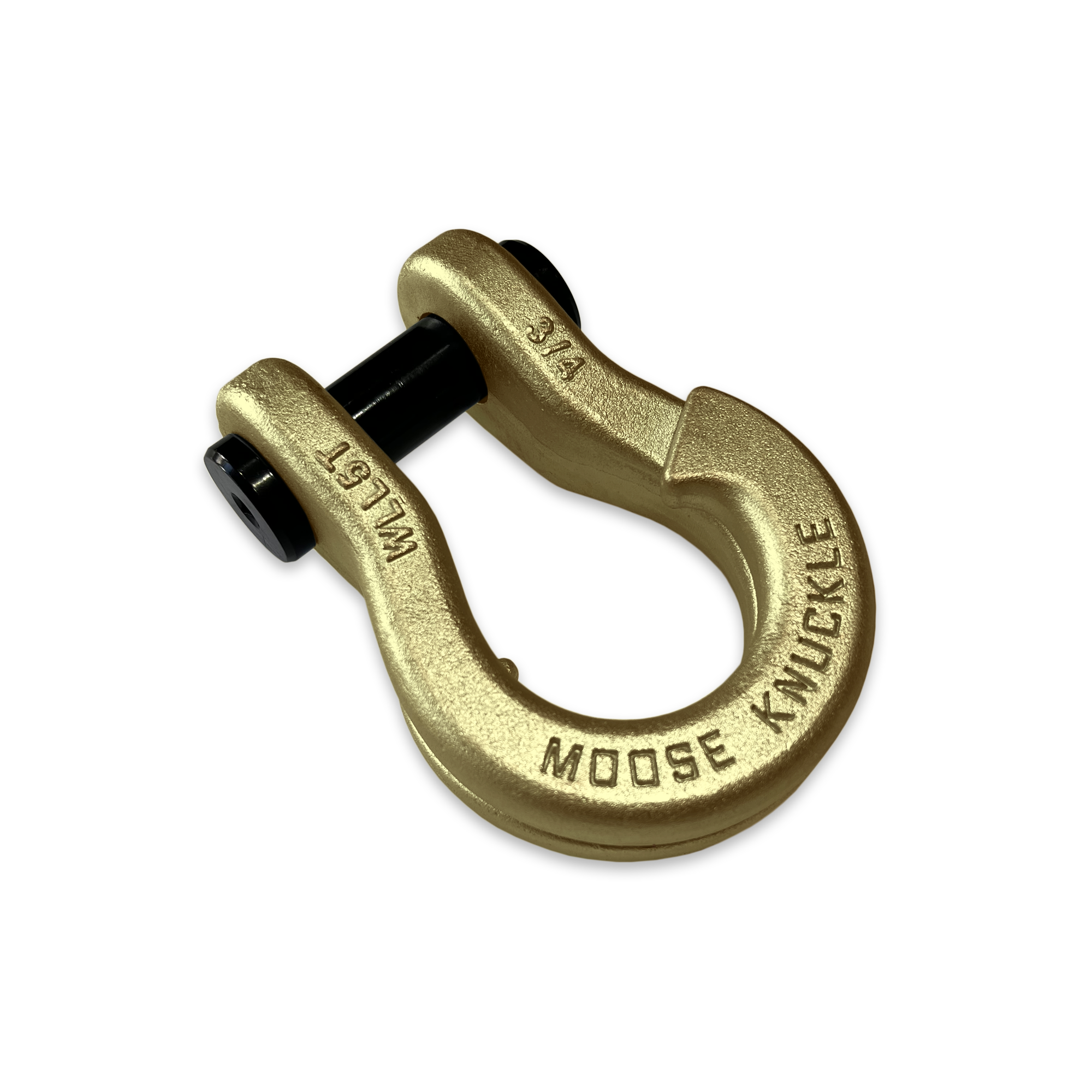 Jowl Best Recovery Shackle (Brass Knuckle) Left Angle