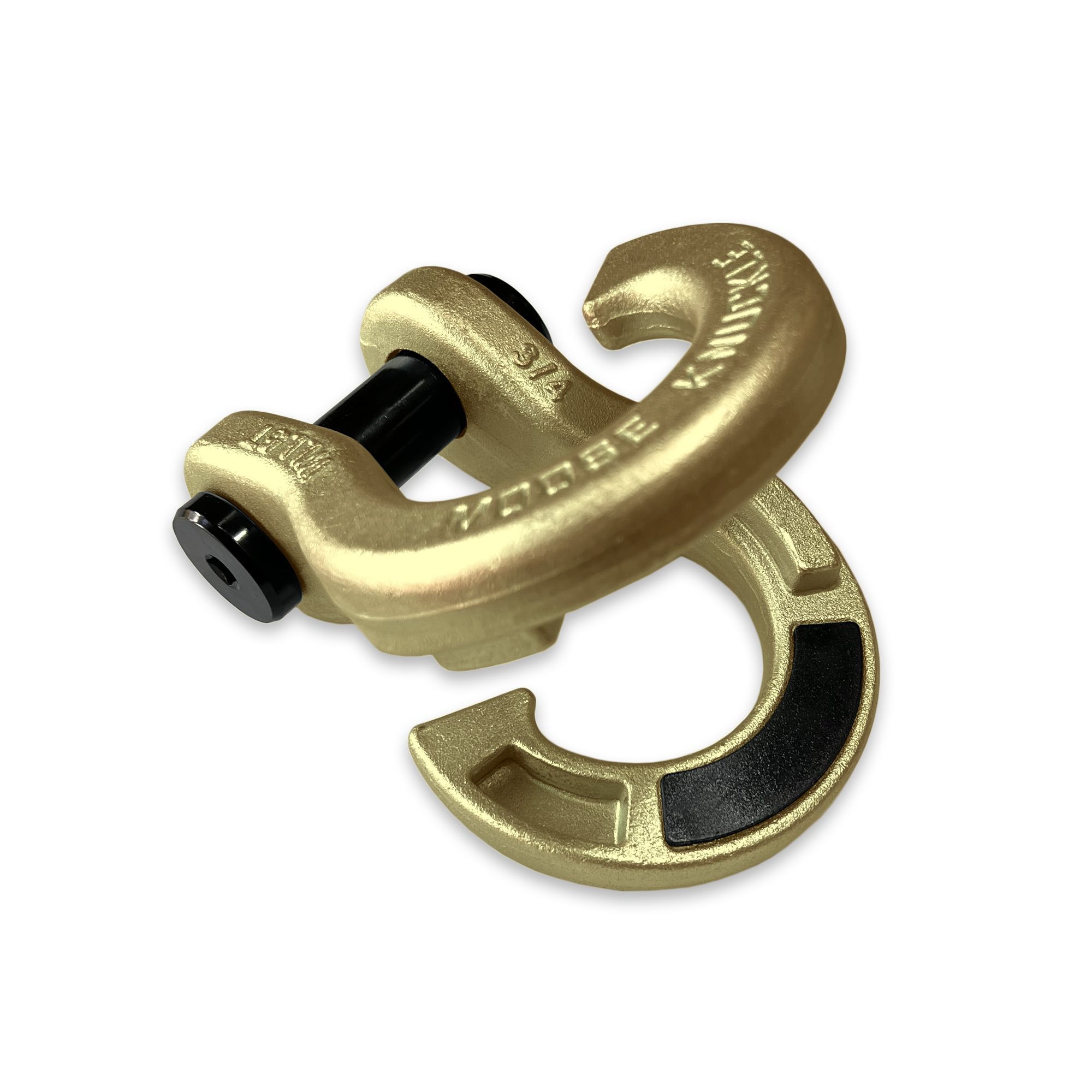 Jowl Best Recovery Shackle (Brass Knuckle) Left Open Angle