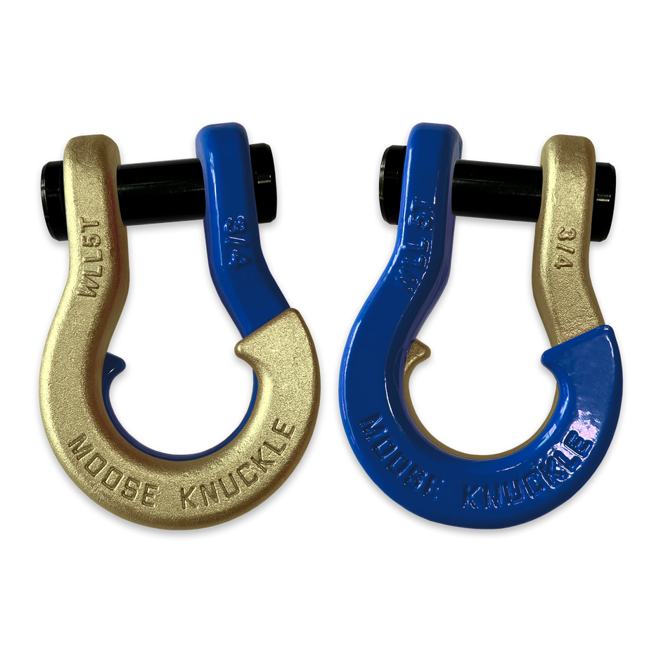 Jowl Best Recovery Shackle (Brass Knuckle and Blue Balls Combo)