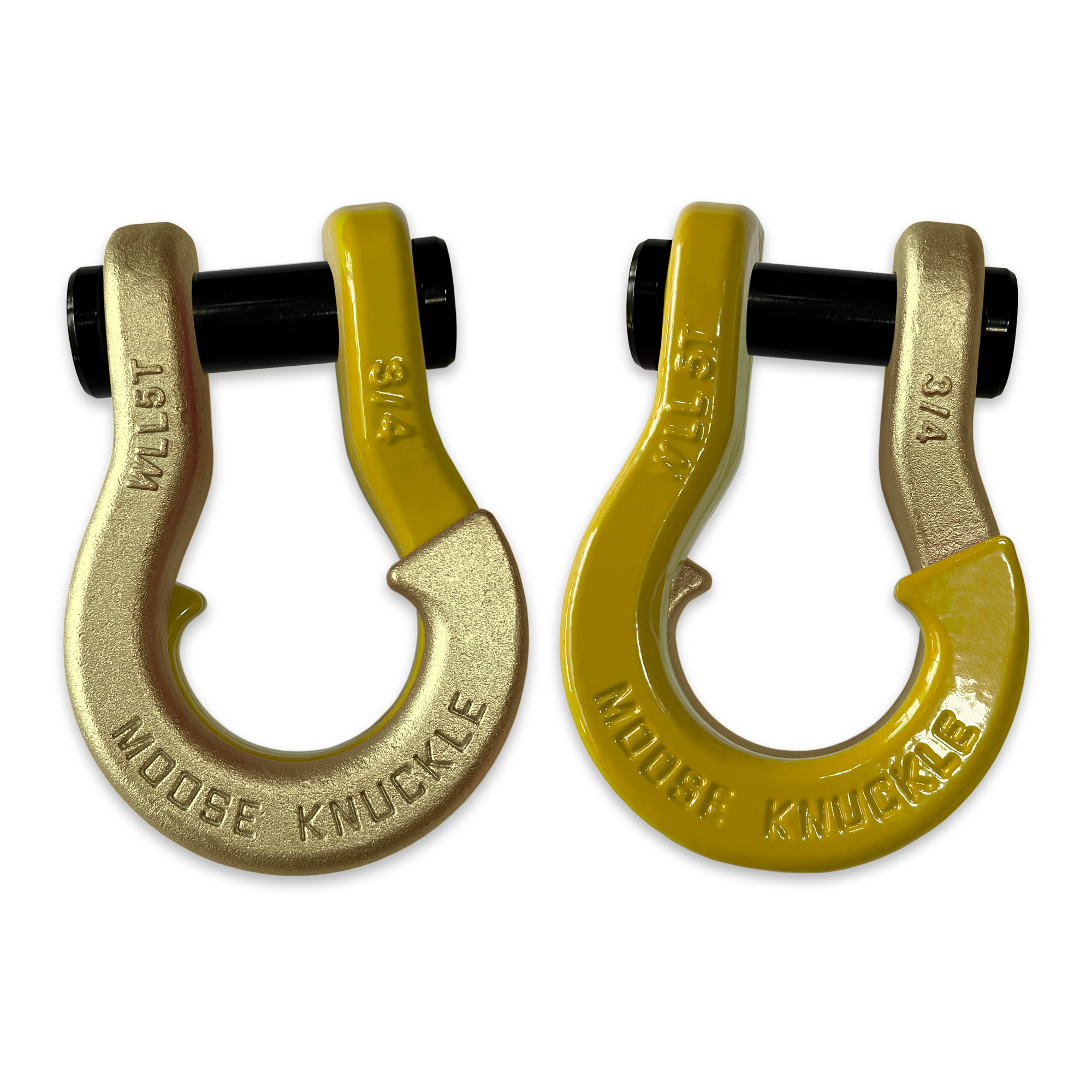 Jowl Best Recovery Shackle (Brass Knuckle and Detonator Yellow Combo)