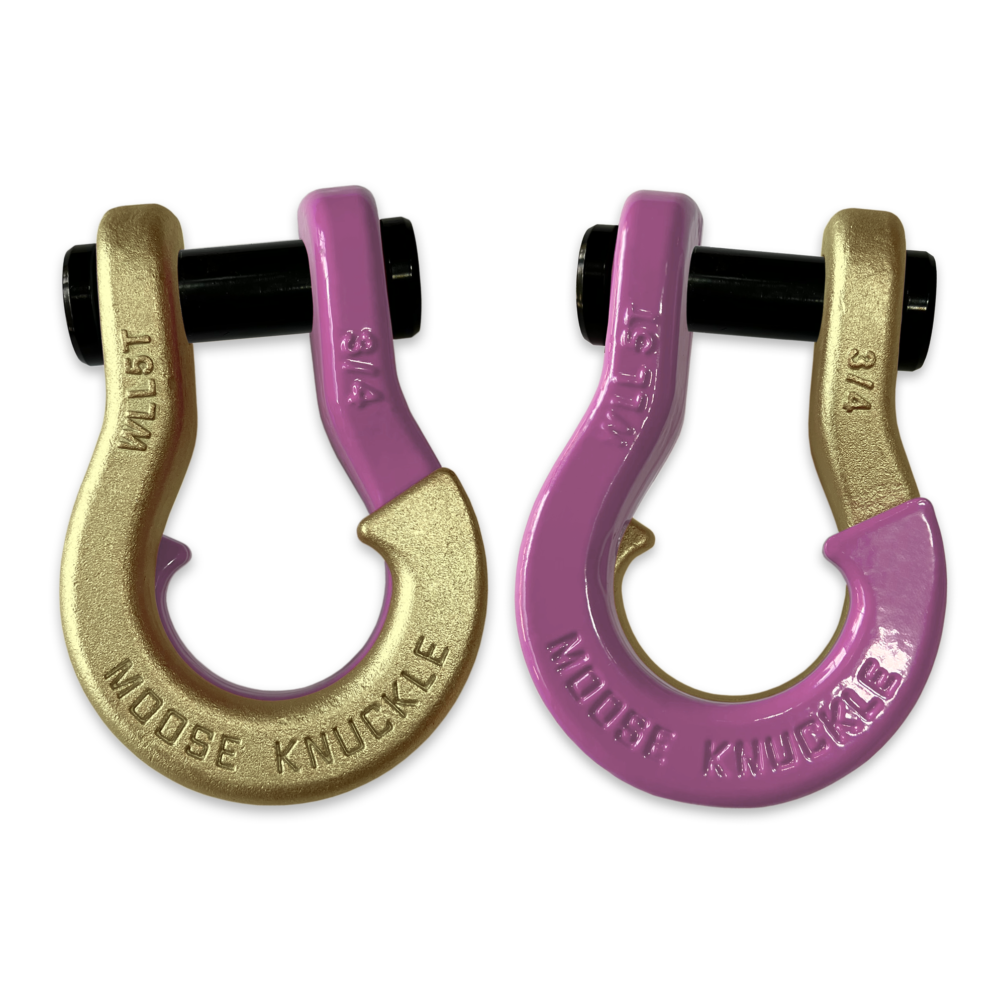 Jowl Best Recovery Shackle (Brass Knuckle and Pretty Pink Combo)