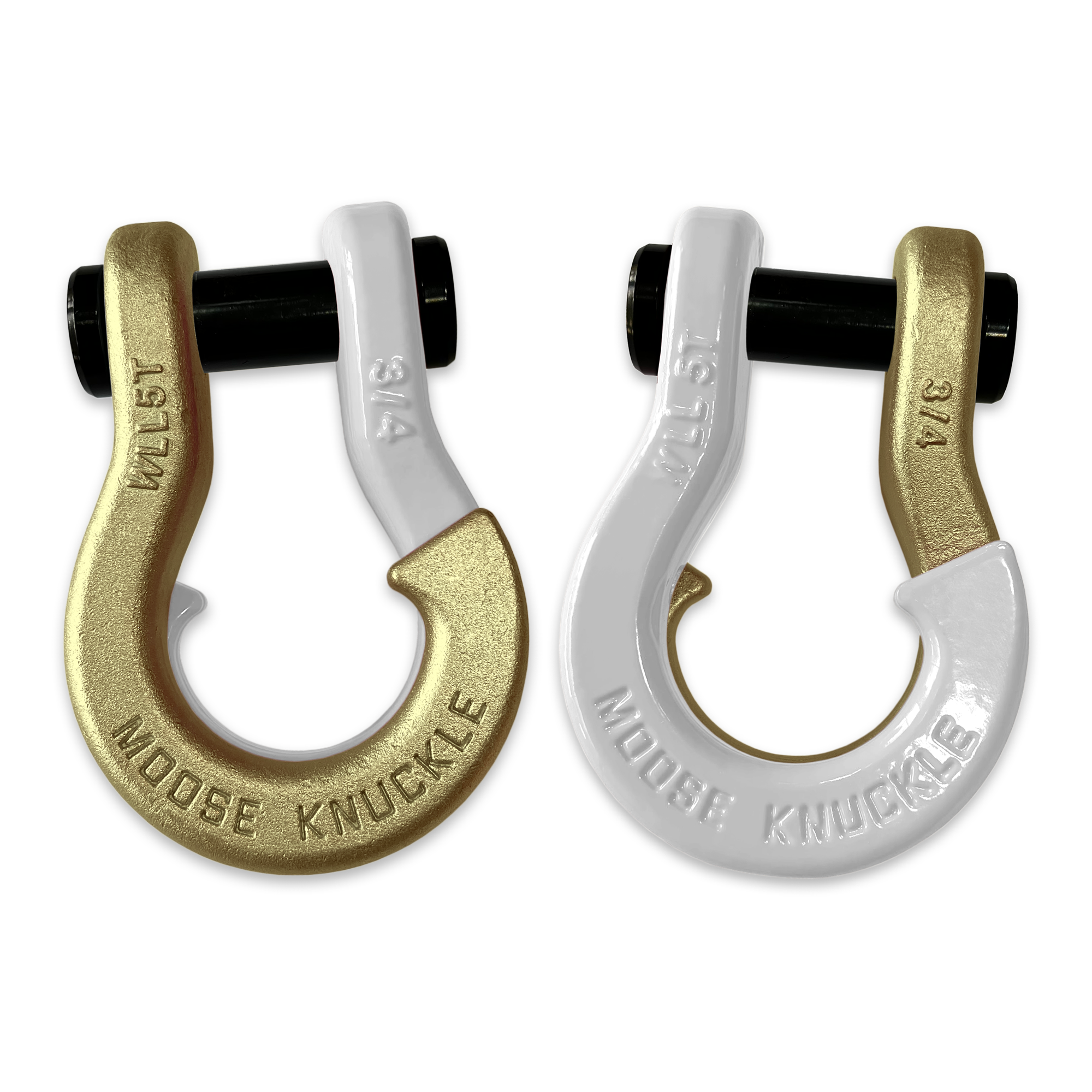 Jowl Best Recovery Shackle (Brass Knuckle and Pure White Combo)