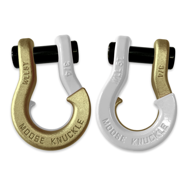 Jowl Best Recovery Shackle (Brass Knuckle and Pure White Combo)