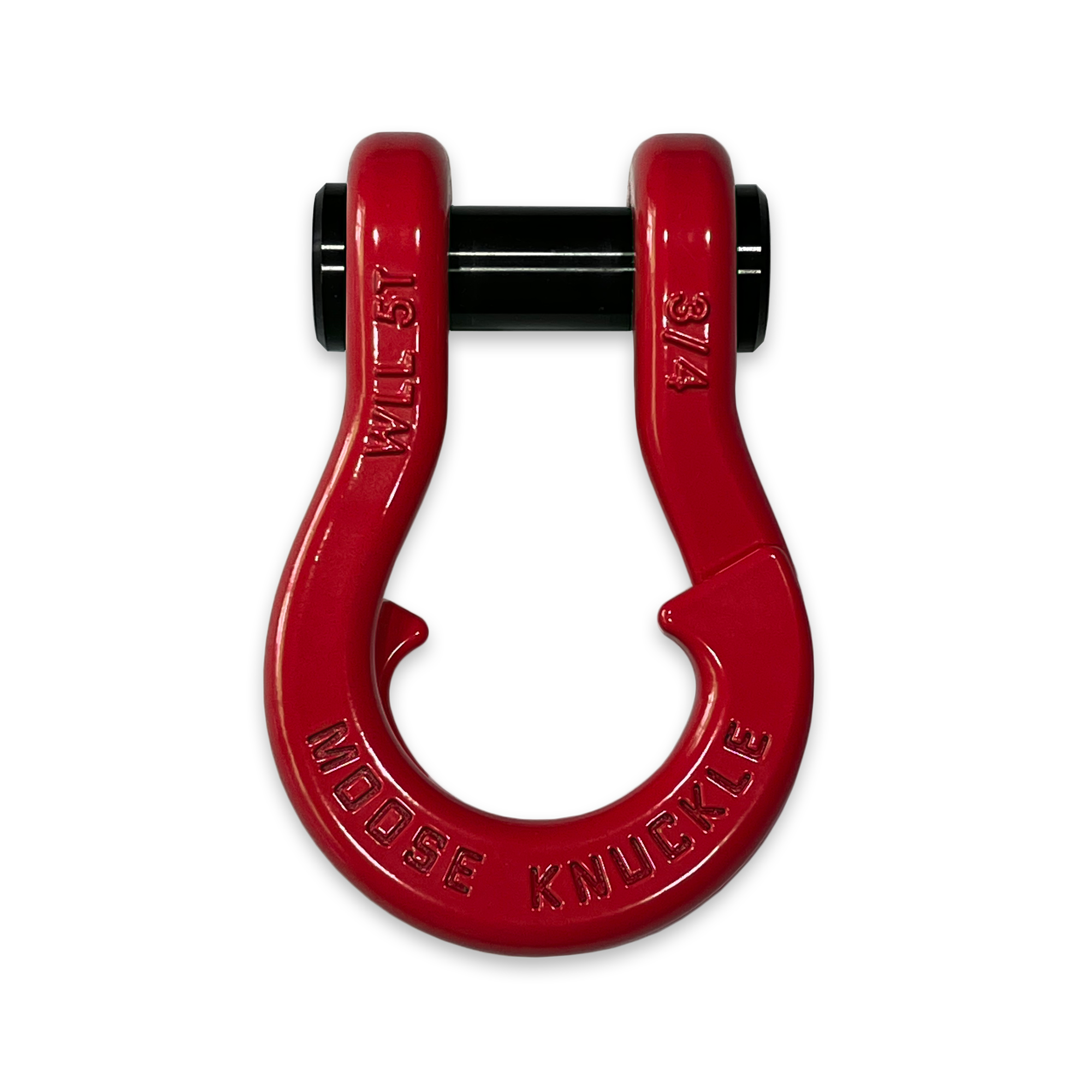 Moose Knuckle's Jowl Recovery Split Shackle 3/4 in Flame Red