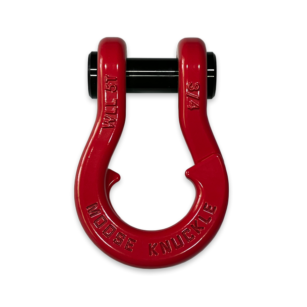 Moose Knuckle's Jowl Recovery Split Shackle 3/4 in Flame Red