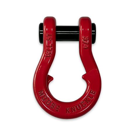 Moose Knuckle's Jowl Recovery Split Shackle 3/4 in Flame Red
