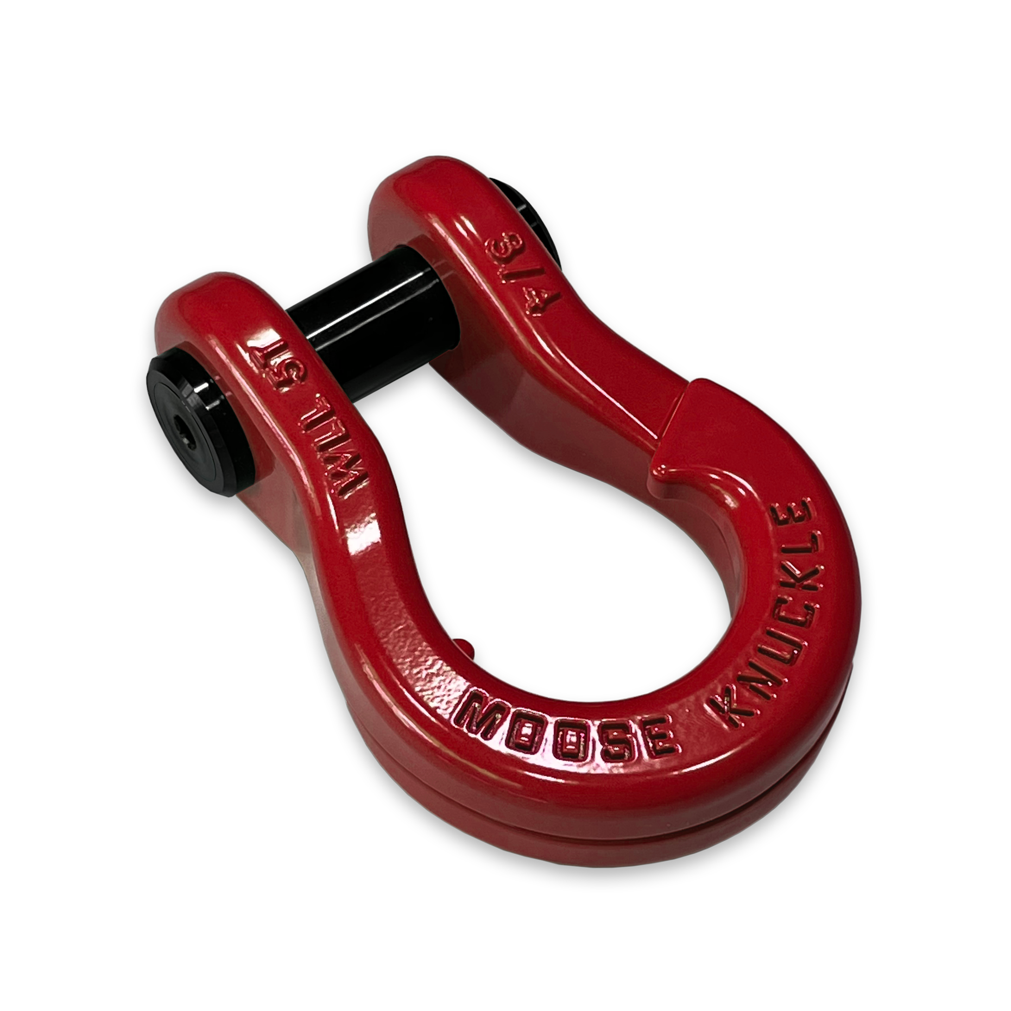Moose Knuckle's Jowl Recovery Split Shackle 3/4 in Flame Red
