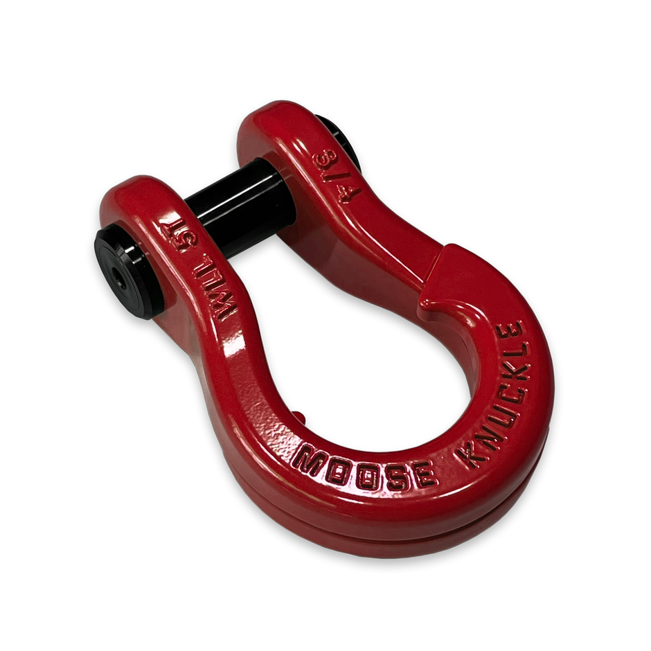 Moose Knuckle's Jowl Recovery Split Shackle 3/4 in Flame Red