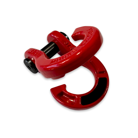 Moose Knuckle's Jowl Recovery Split Shackle 3/4 in Flame Red