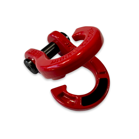 Moose Knuckle's Jowl Recovery Split Shackle 3/4 in Flame Red