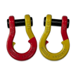 Moose Knuckle's Jowl Recovery Split Shackle 3/4 in Flame Red and Detonator Yellow Combo