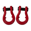 Moose Knuckle's Jowl Recovery Split Shackle 3/4 in Flame Red and Flame Red Combo