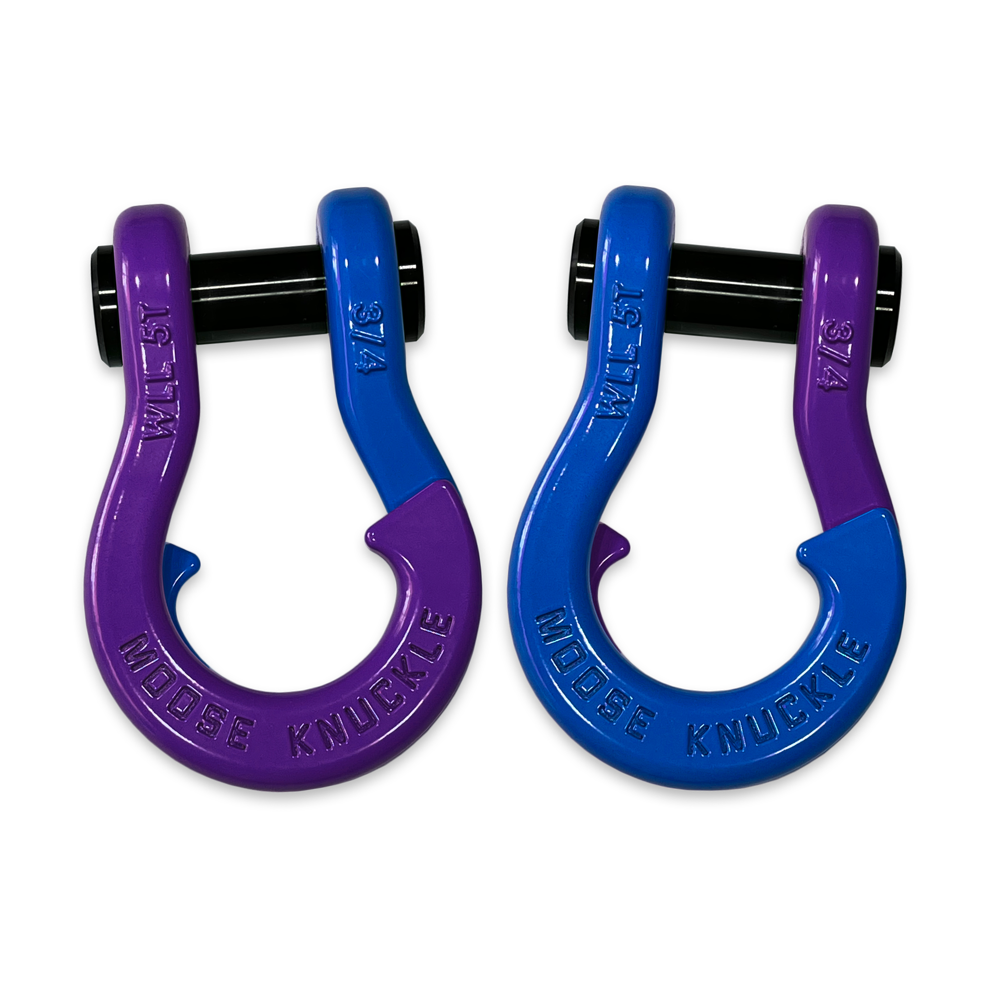 Jowl Recovery Split Shackle 3/4 (Grape Escape and Blue Balls Combo)