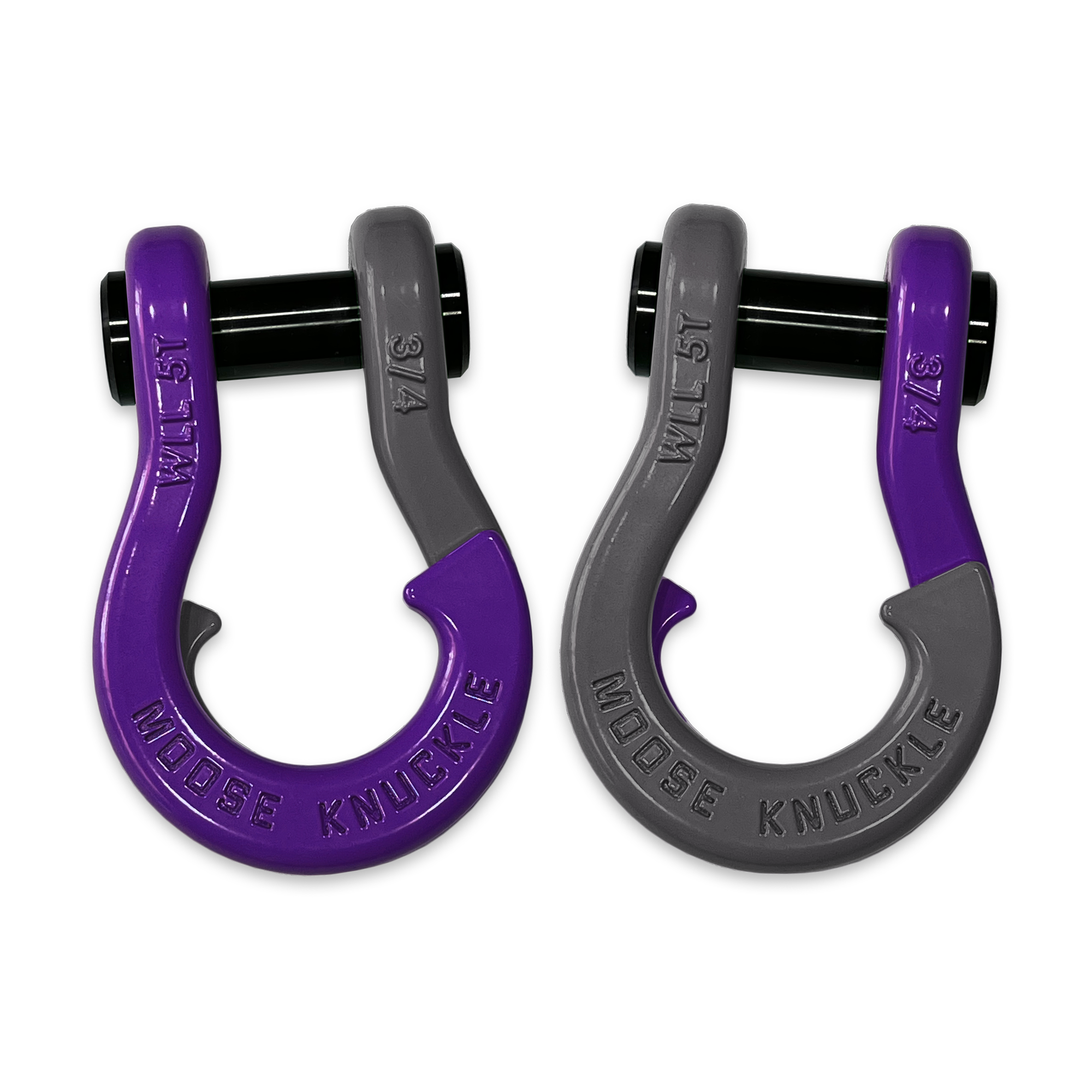 Jowl Recovery Split Shackle 3/4 (Grape Escape and Gun Gray)