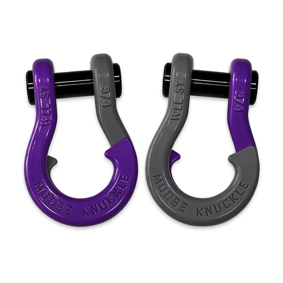 Jowl Recovery Split Shackle 3/4 (Grape Escape and Gun Gray)