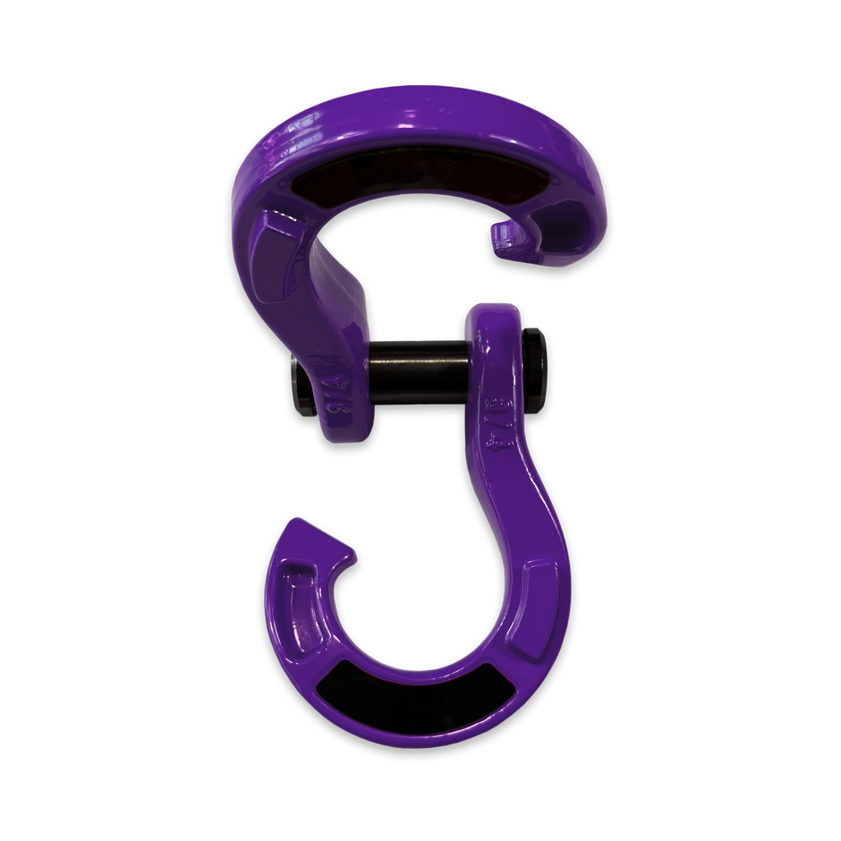 Jowl recovery split shackle 3/4 (Grape Escape) Open