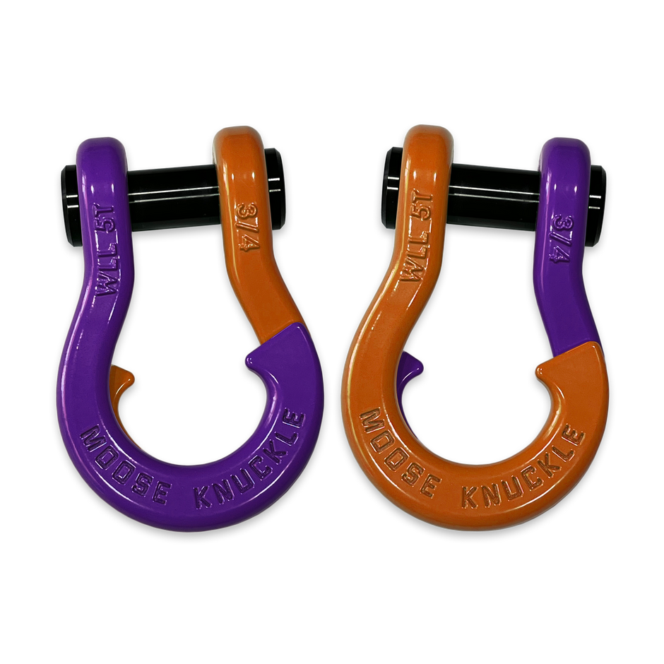 Jowl Recovery Split Shackle 3/4 (Grape Escape and Obscene Orange Combo)