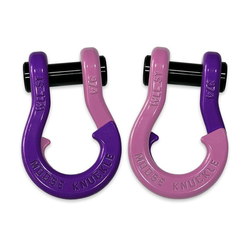 Jowl Recovery Split Shackle 3/4 (Grape Escape and Pretty Pink Combo)