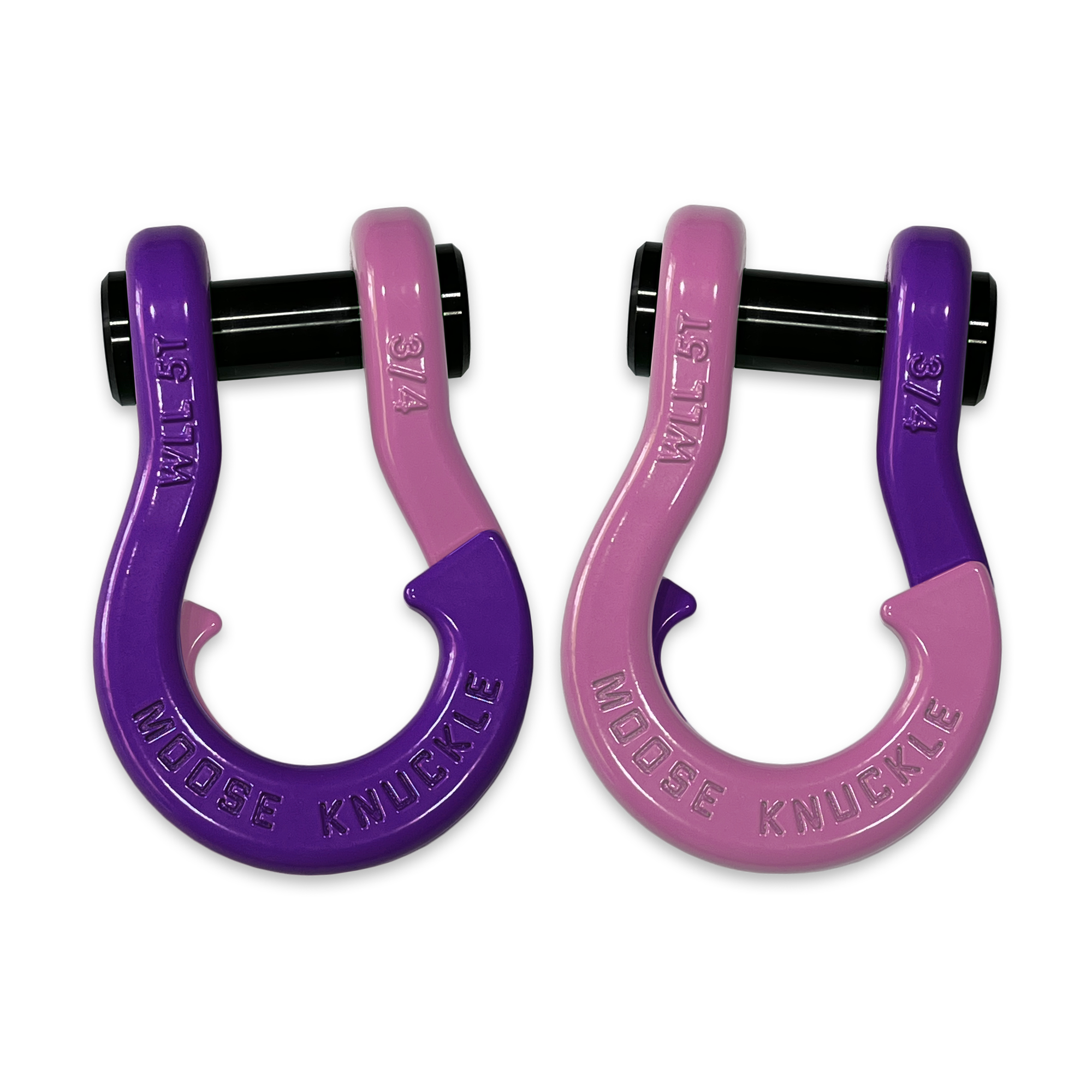 Jowl Recovery Split Shackle 3/4 (Grape Escape and Pretty Pink Combo)