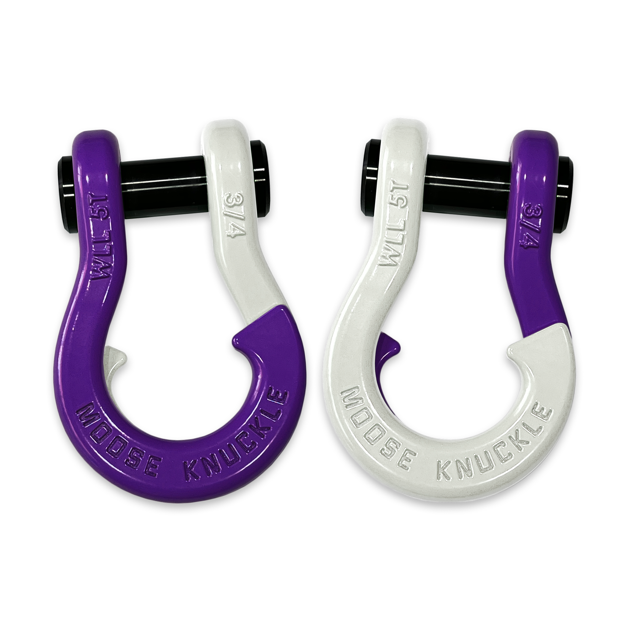 Jowl Recovery Split Shackle 3/4 (Grape Escape and Pure White Combo)