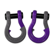 Moose Knuckle's Jowl Recovery Split Shackle 3/4 in Gun Gray and Grape Escape Combo