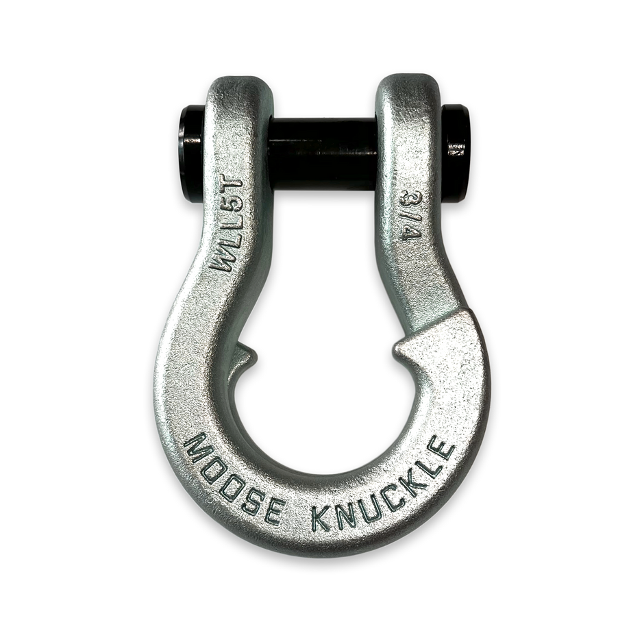 Jowl Galvanized Recovery Shackle (Nice Gal) Front