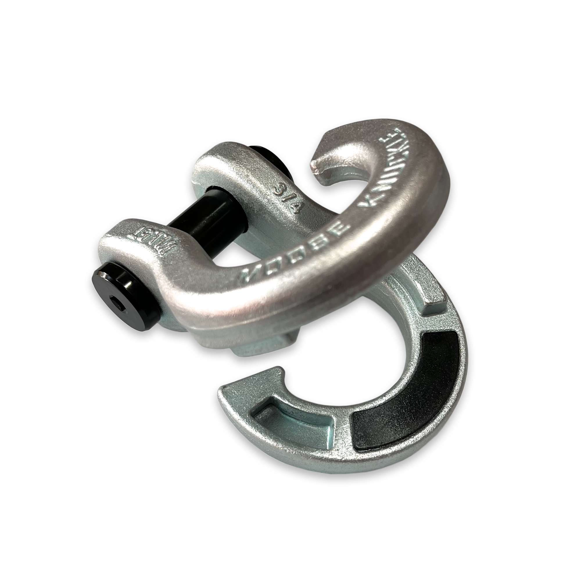 Jowl Galvanized Recovery Shackle (Nice Gal) Open Angle