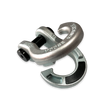 Jowl Galvanized Recovery Shackle (Nice Gal) Open Angle