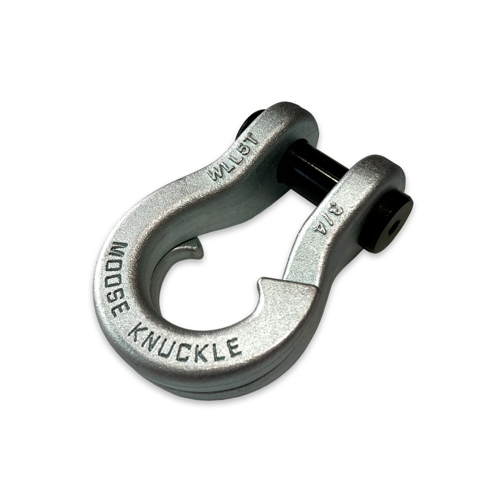 Jowl Galvanized Recovery Shackle (Nice Gal) Right Angle