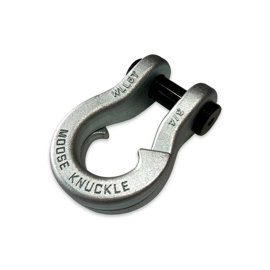 Jowl Galvanized Recovery Shackle (Nice Gal) Right Angle