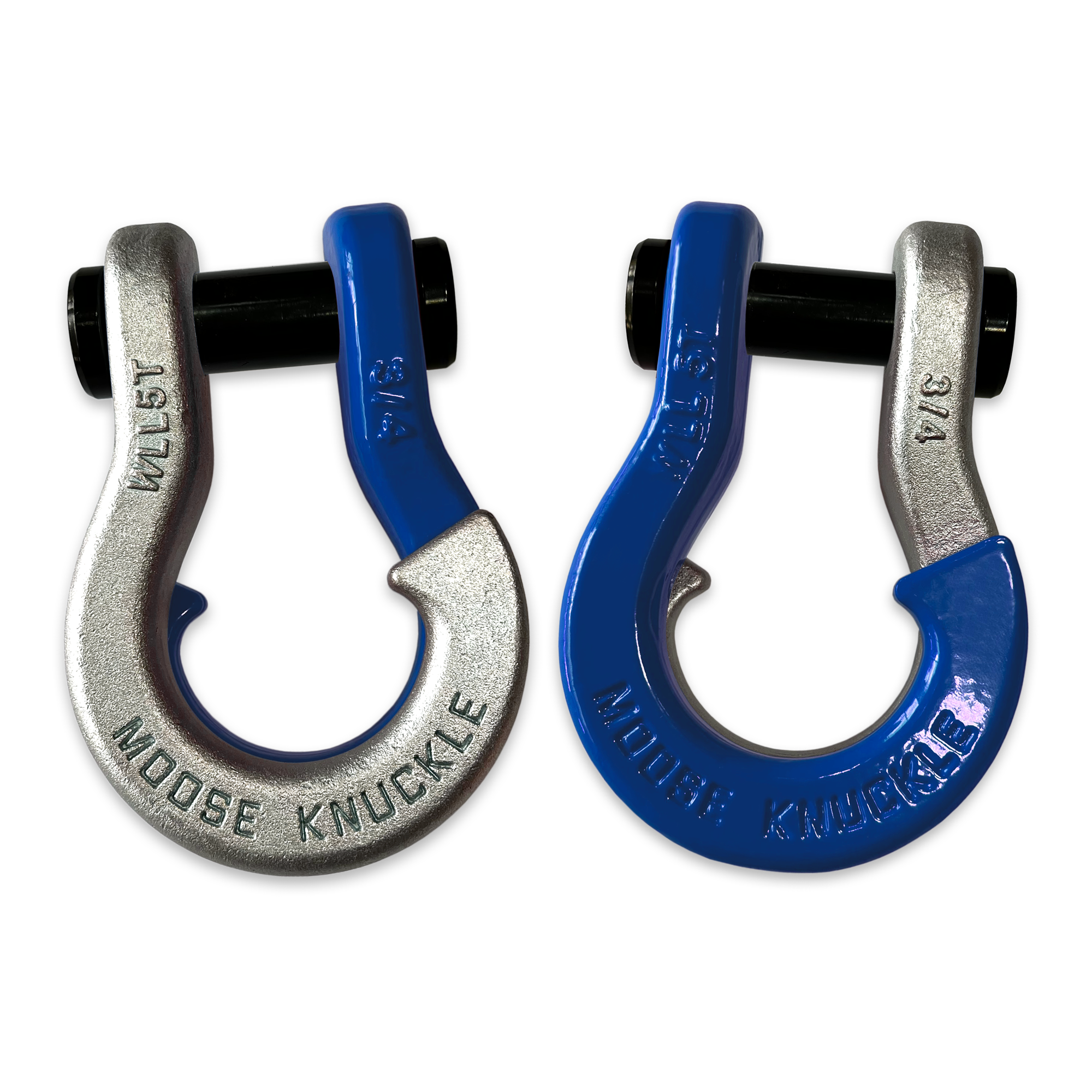 Jowl Galvanized Recovery Shackle (Nice Gal and Blue Balls Combo)