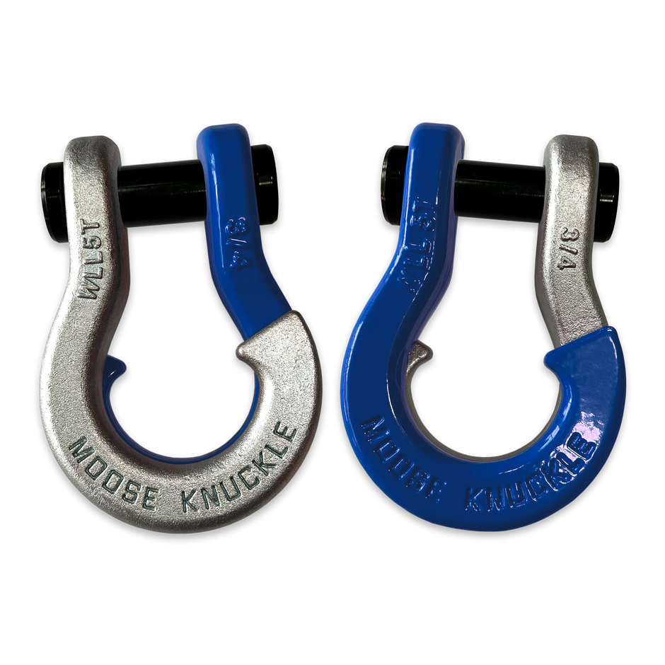 Jowl Galvanized Recovery Shackle (Nice Gal and Blue Balls Combo)