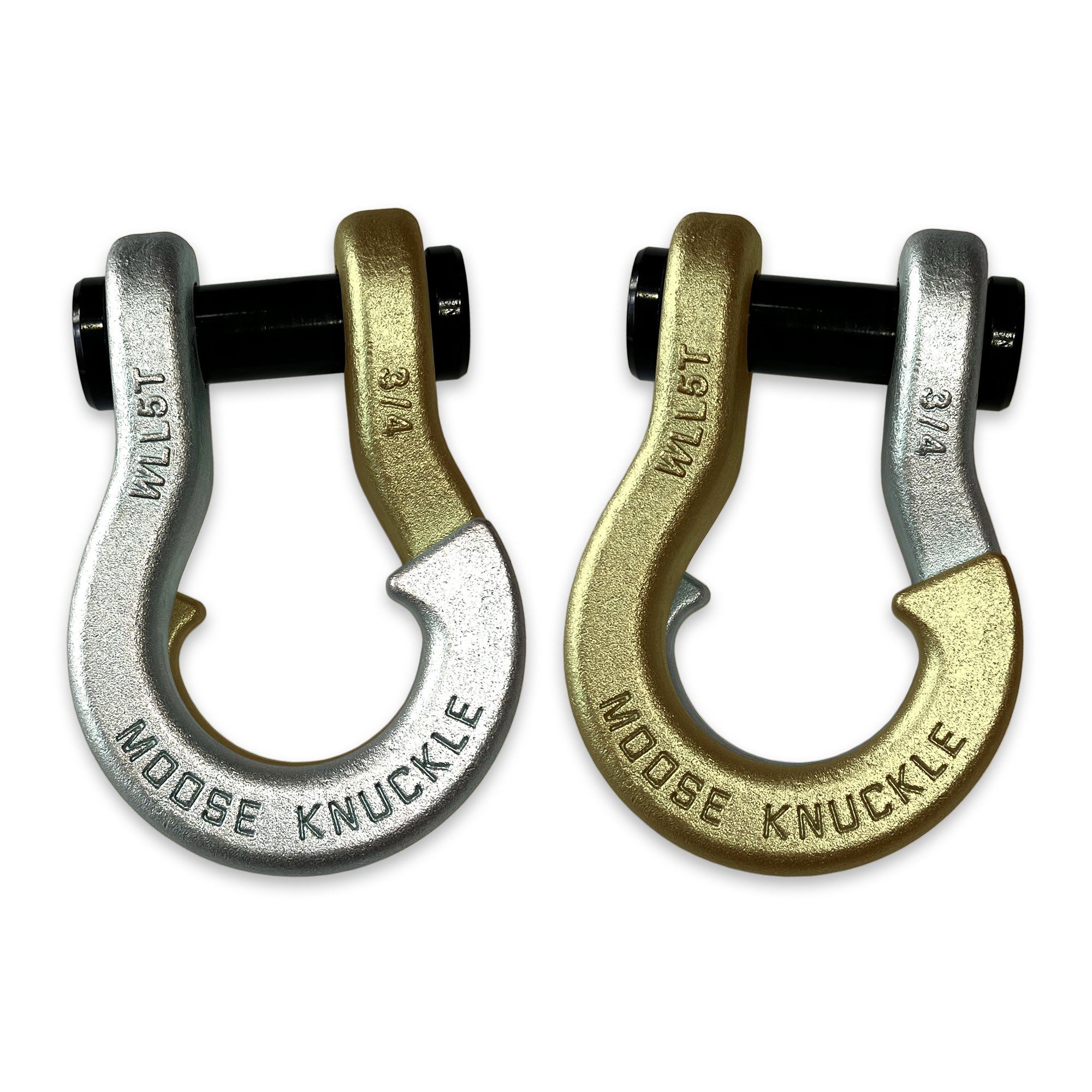 Jowl Galvanized Recovery Shackle (Nice Gal and Brass Knuckle Combo)