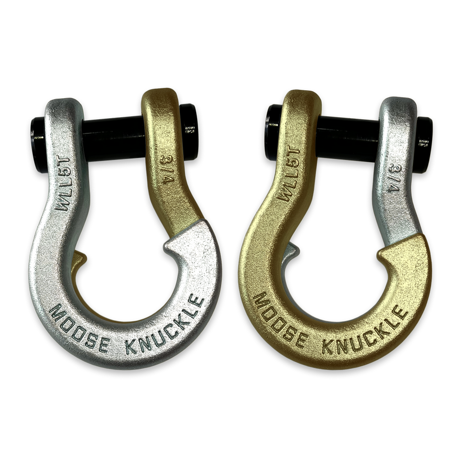Jowl Galvanized Recovery Shackle (Nice Gal and Brass Knuckle Combo)