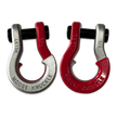 Jowl Galvanized Recovery Shackle (Nice Gal and Flame Red Combo)