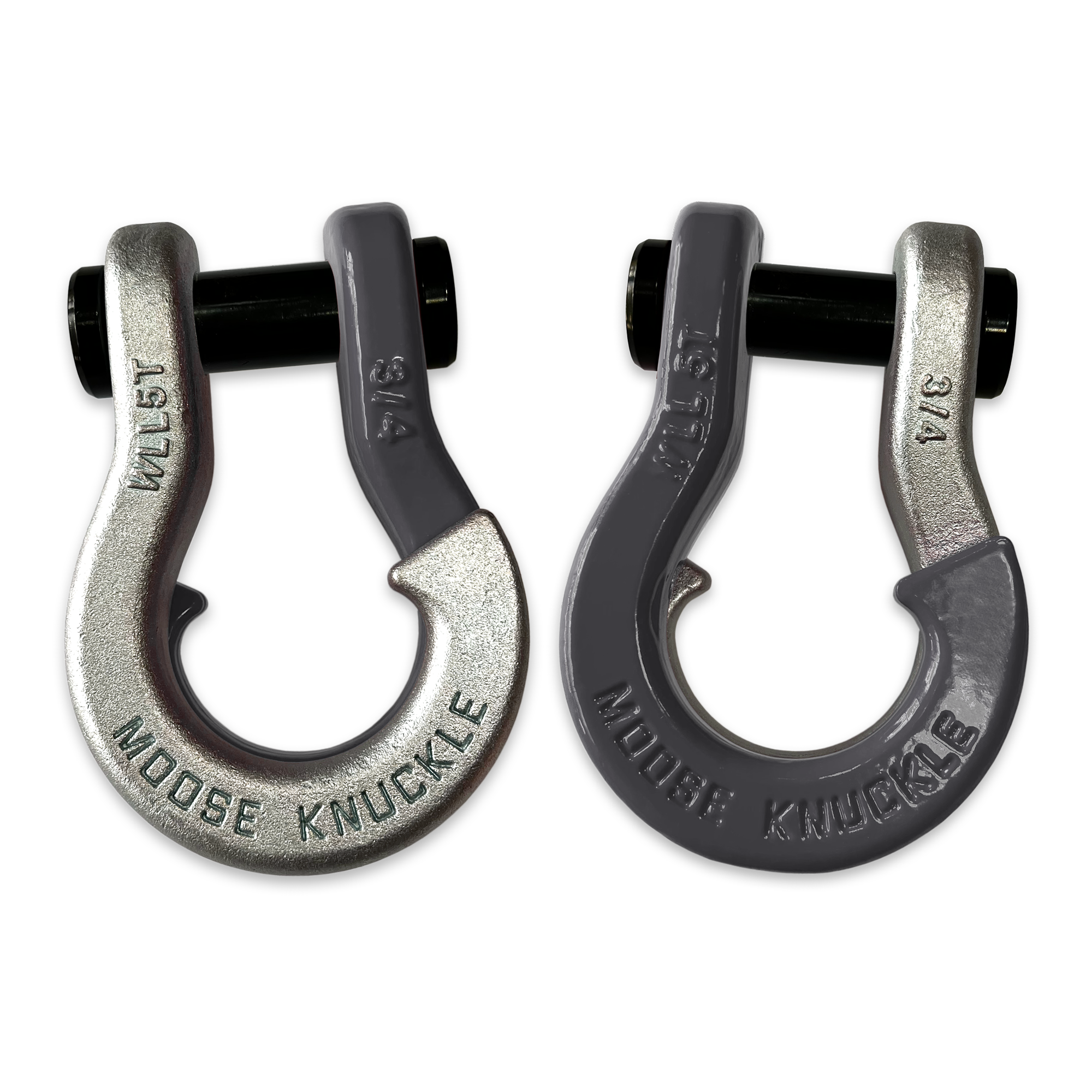 Jowl Galvanized Recovery Shackle (Nice Gal and Gun Gray Combo)