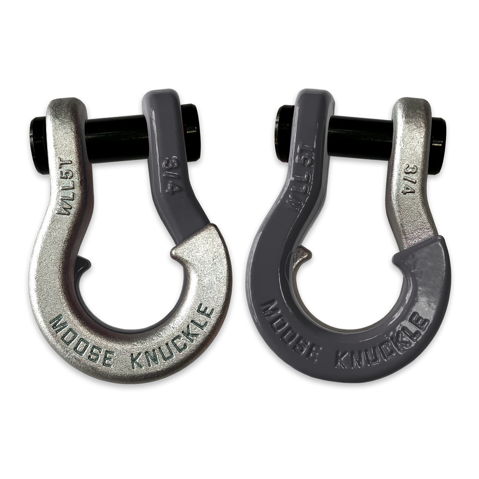 Jowl Galvanized Recovery Shackle (Nice Gal and Gun Gray Combo)