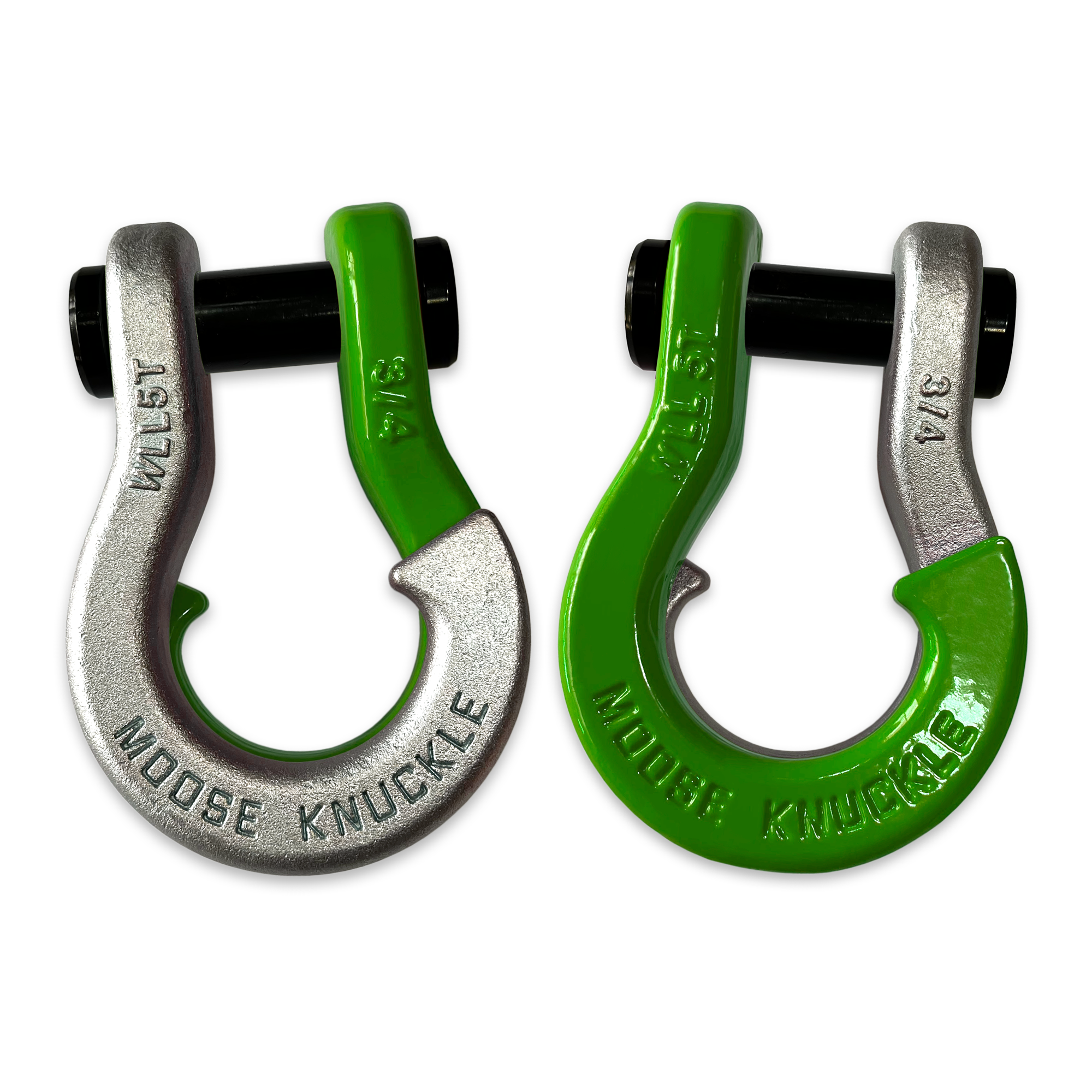 Jowl Galvanized Recovery Shackle (Nice Gal and Sublime Green Combo)