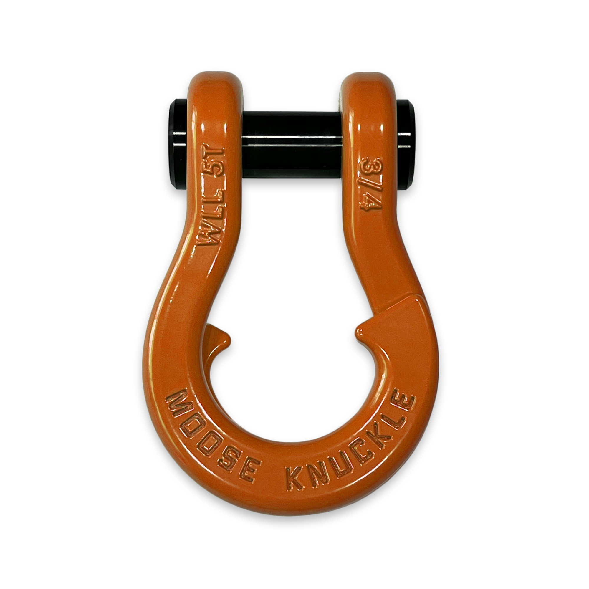 Jowl Recovery Split Shackle in Obscene Orange (Front)