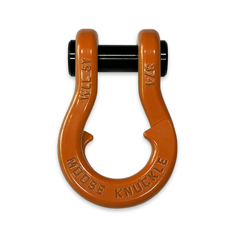 Jowl Recovery Split Shackle in Obscene Orange (Front)