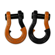 Jowl Recovery Split Shackle in Obscene Orange and Black Hole Combo