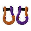 Jowl Recovery Split Shackle in Obscene Orange and Grape Escape Combo