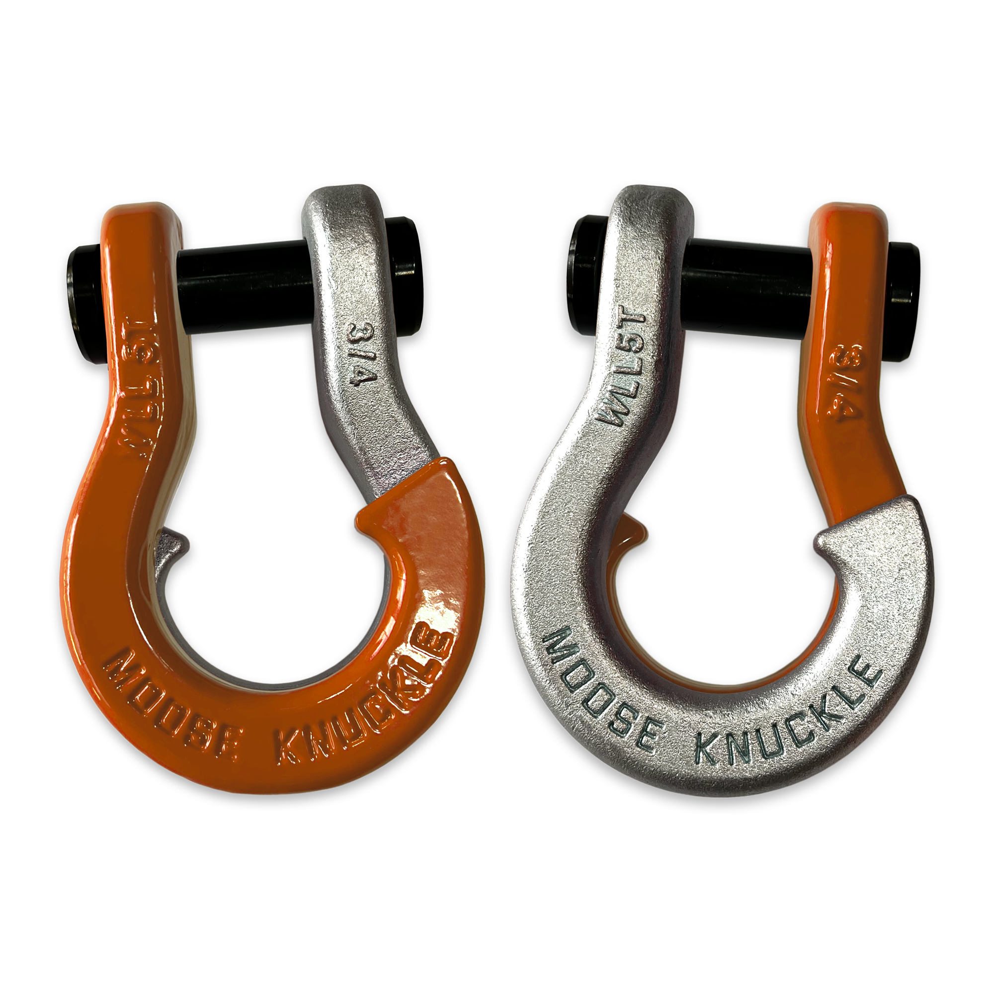 Jowl Recovery Split Shackle in Obscene Orange and Nice Gal Combo