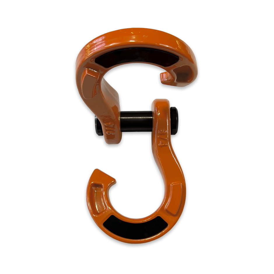 Jowl Recovery Split Shackle in Obscene Orange (Open)