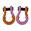 Jowl Recovery Split Shackle in Obscene Orange and Pretty Pink Combo