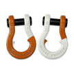 Jowl Recovery Split Shackle in Obscene Orange and Pure White Combo