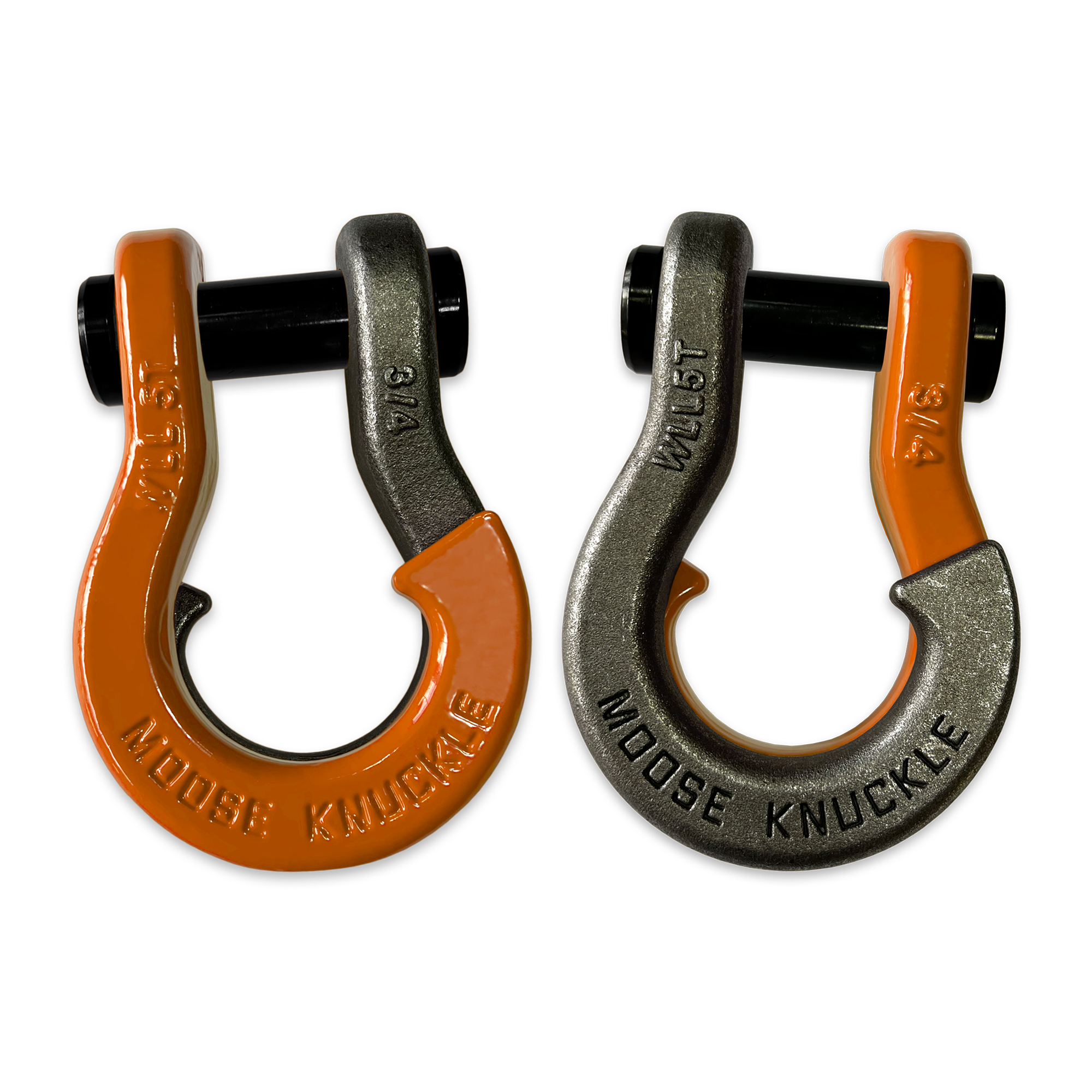 Jowl Recovery Split Shackle in Obscene Orange and Raw Dog Combo