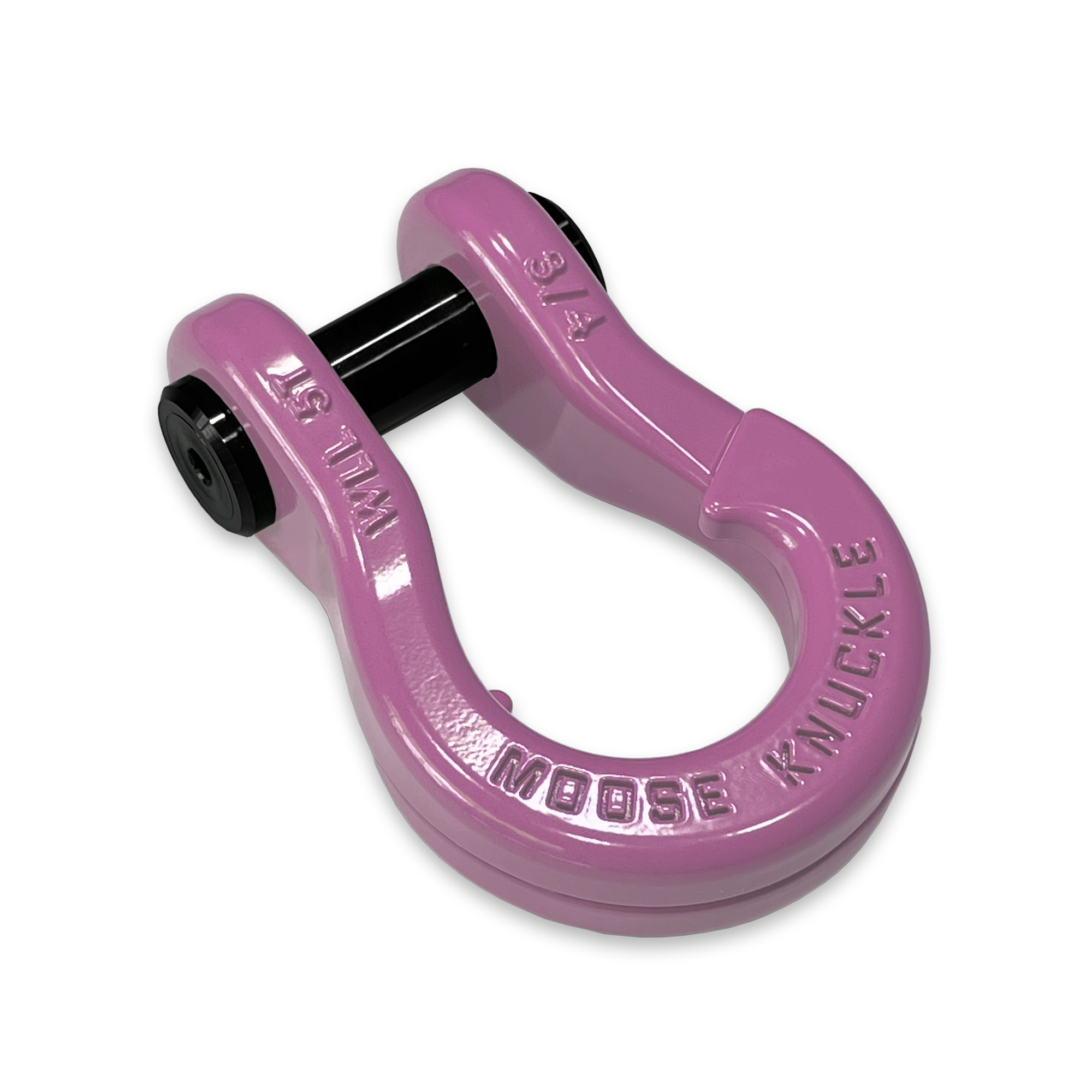 Jowl D-Ring Tow Recovery Shackle (Pretty Pink) Angle Left